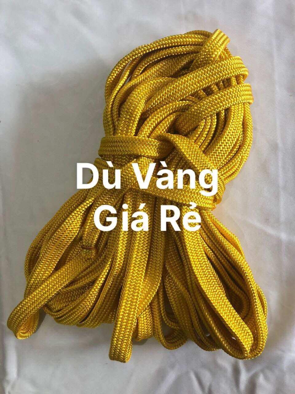 Dây dù cột võng ,màu vàng xanh tốt bóng ,bảng 2f và 1f5