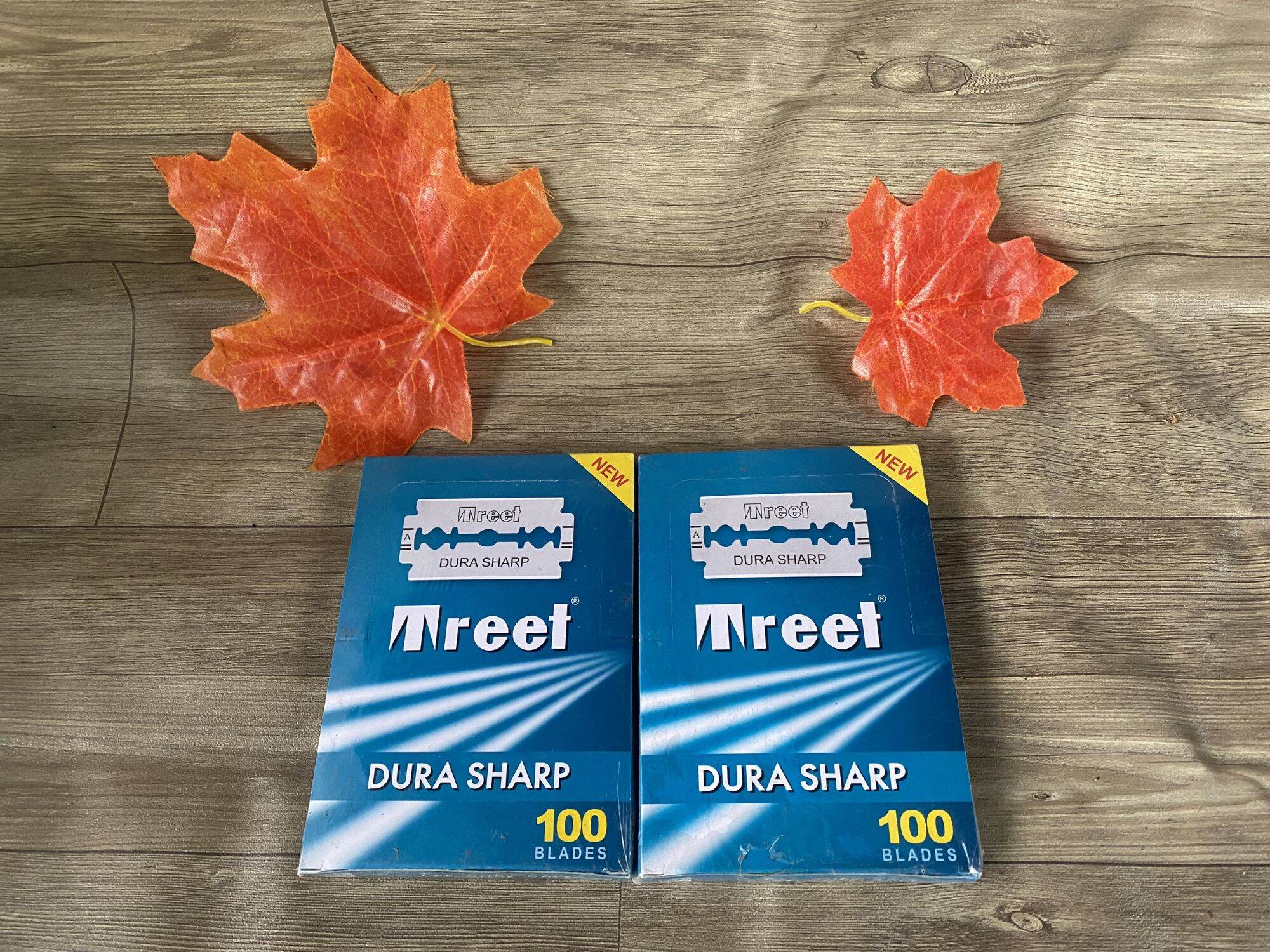 Hộp lưỡi lam Treet xanh 100 lưỡi