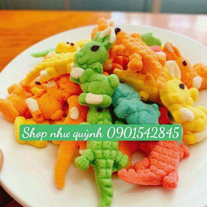 1 ký kẹo dẻo cá sấu thỏ siêu ngon