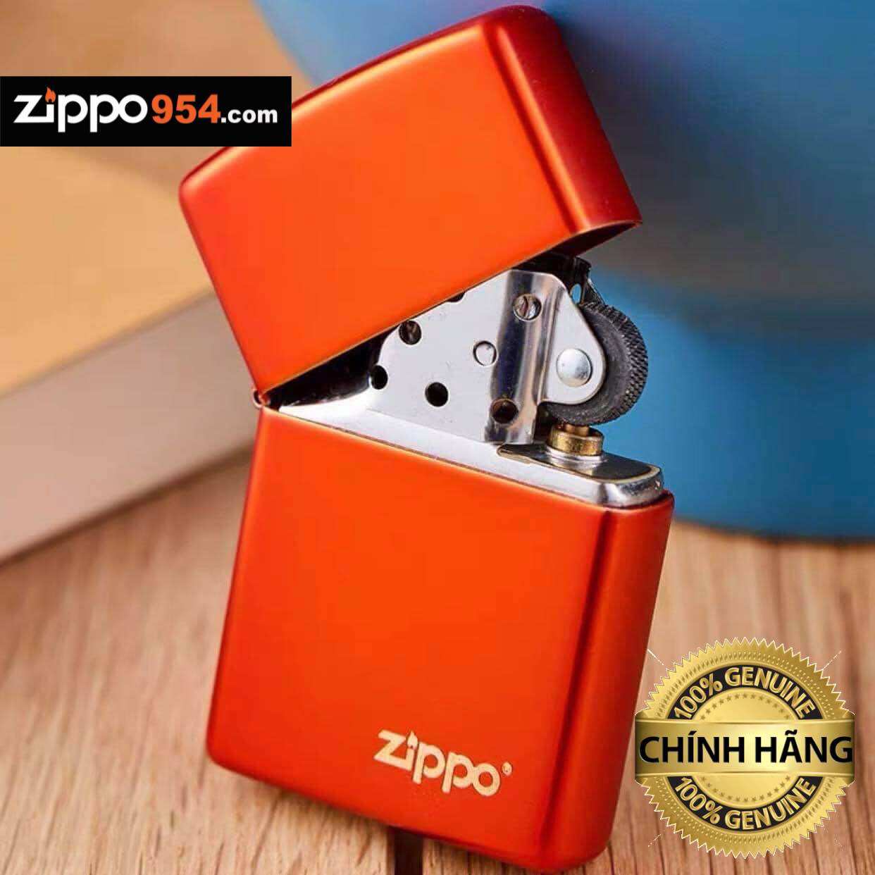 Bật lửa zippo red metalic chính hãng nhập khẩu usa mỹ