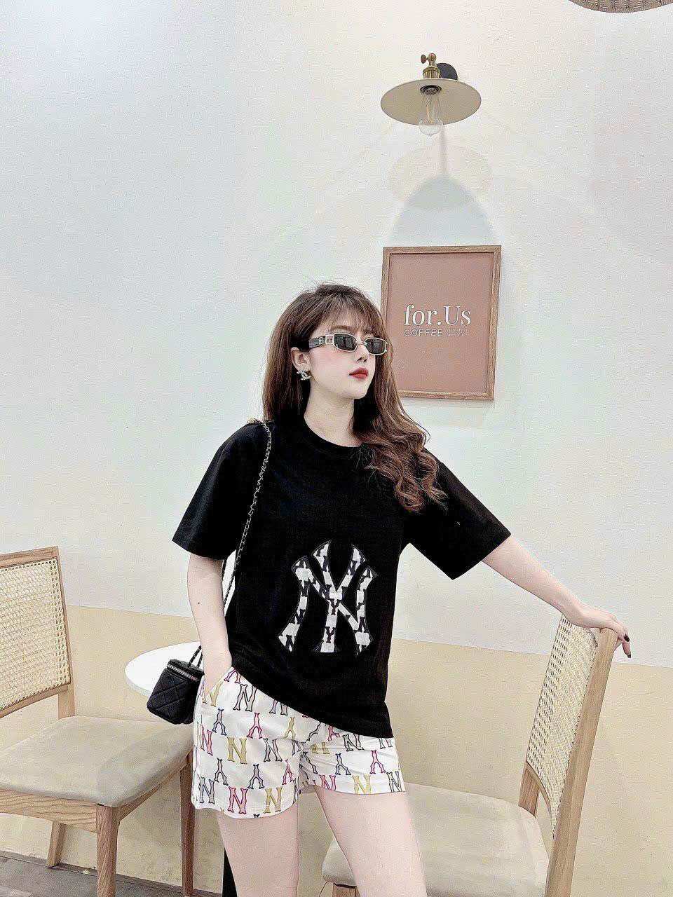 SÉT BỘ NỮ NGẮN THUN COTTON PHỐI 3D CAO CẤP