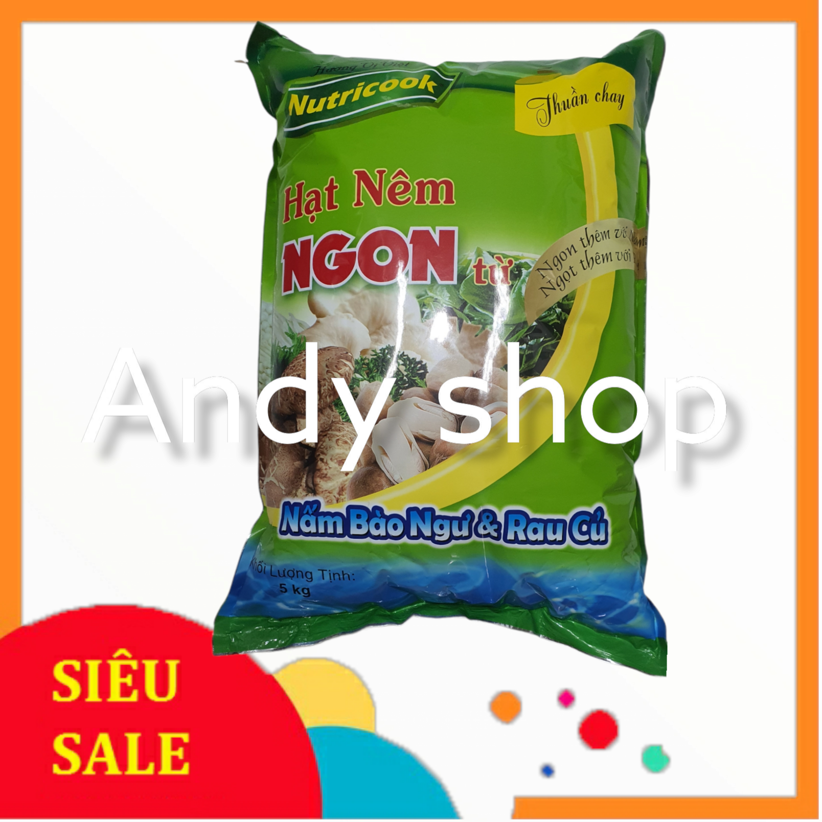 Hạt Niêm Bào Ngư Và rau củ Nutricook 5kg