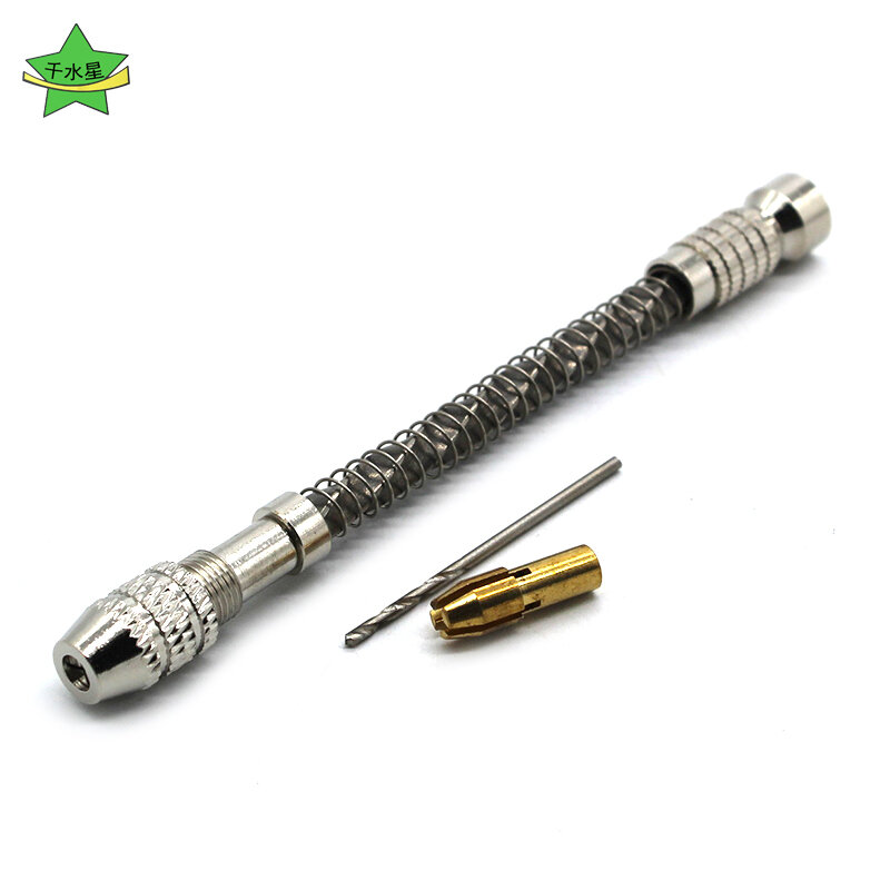 Hand-held Drill DIY Model for Making Drilling Tool Plastic Punched Handmade Crafts Walnut Olive Drilling