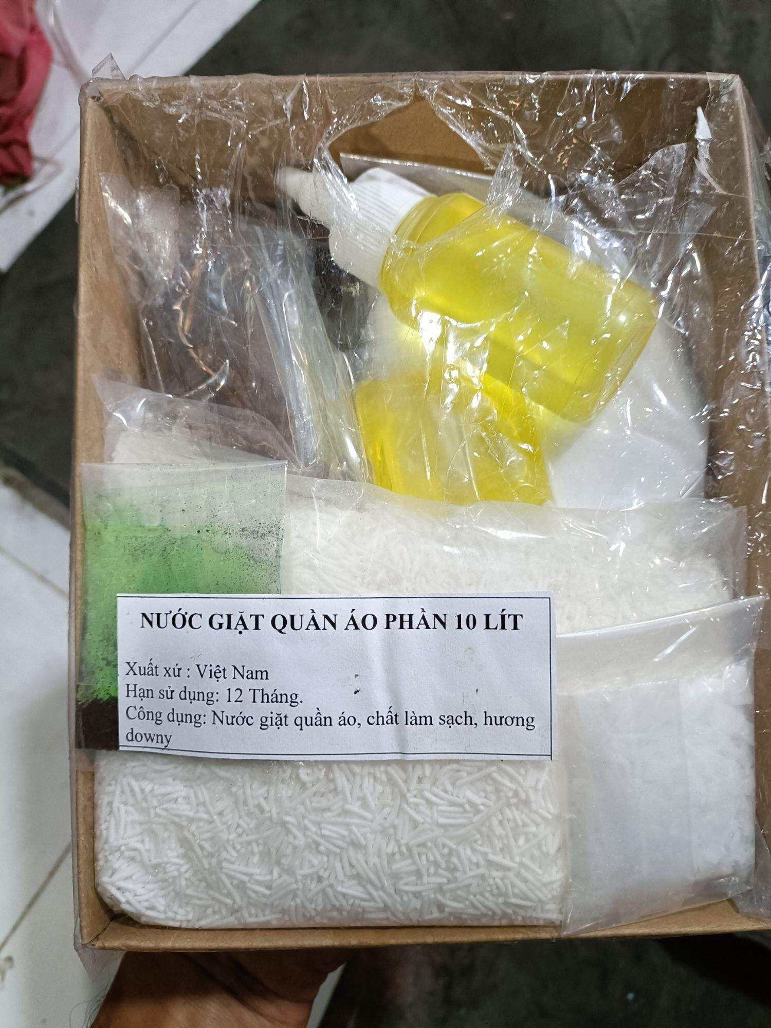 bột pha nước giặt quần áo