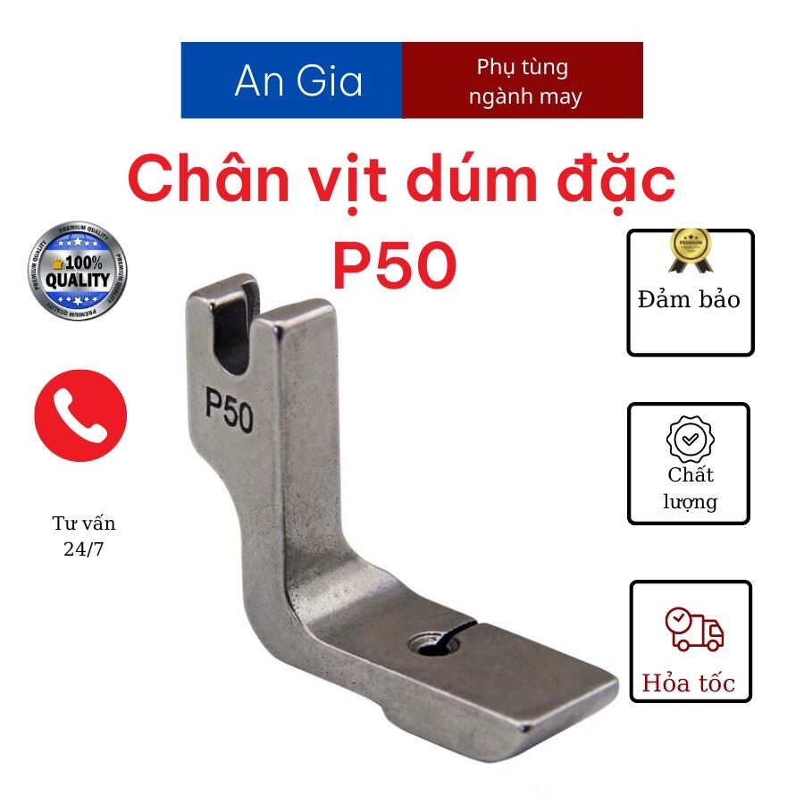 Chân vịt dúm đặc P50 nhún bèo đẹp