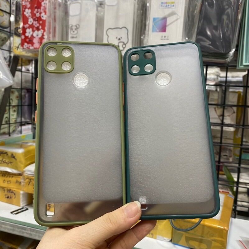 Ốp lưng Realme C25Y/ C21Y lưng nhám viền dẻo màu bảo vệ Camera