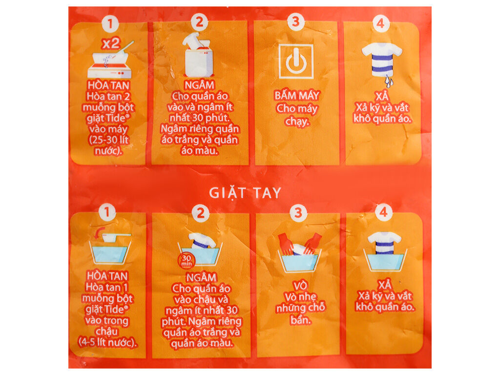 Bột giặt Tide trắng đột phá hương Downy 690g