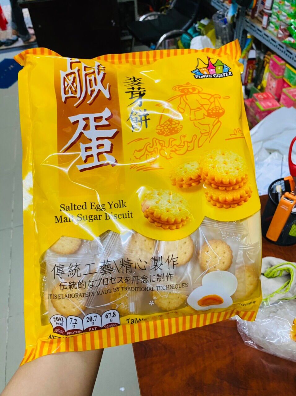 Bánh quy trứng muối -500g