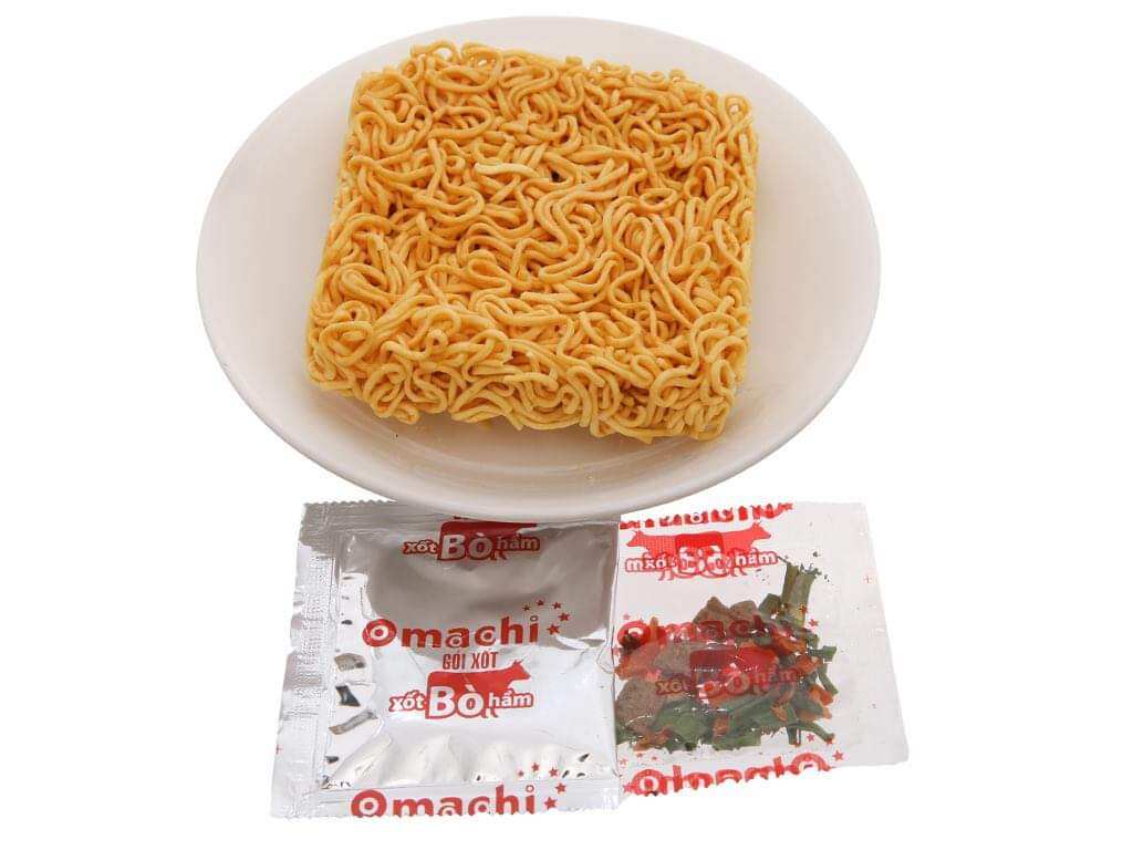 Mì Omachi Xốt Bò Hầm 30 gói ×80g