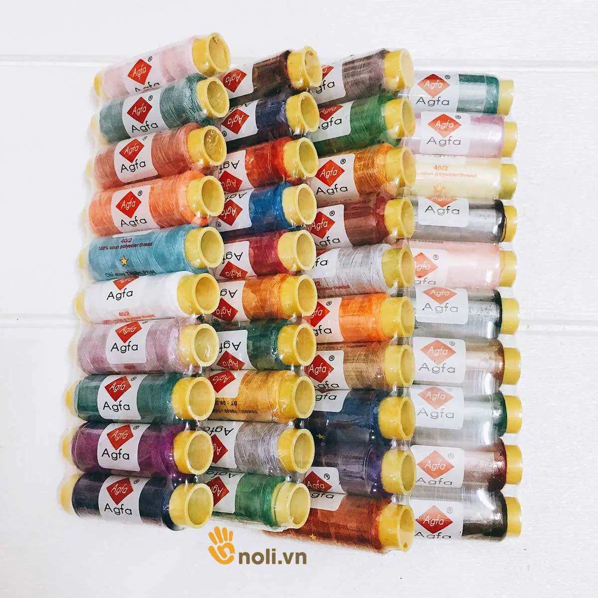 Lốc 10 cuộn chỉ may nhỏ