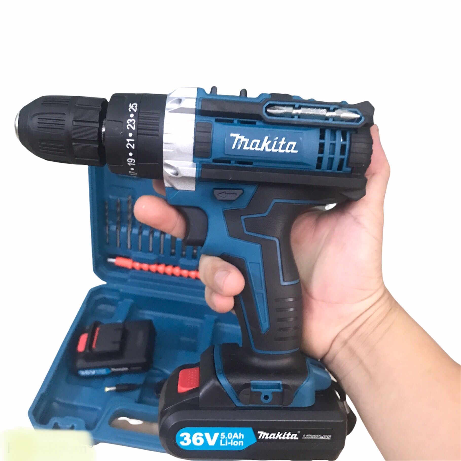 Máy khoan bắt vít pin đầu 10mm
