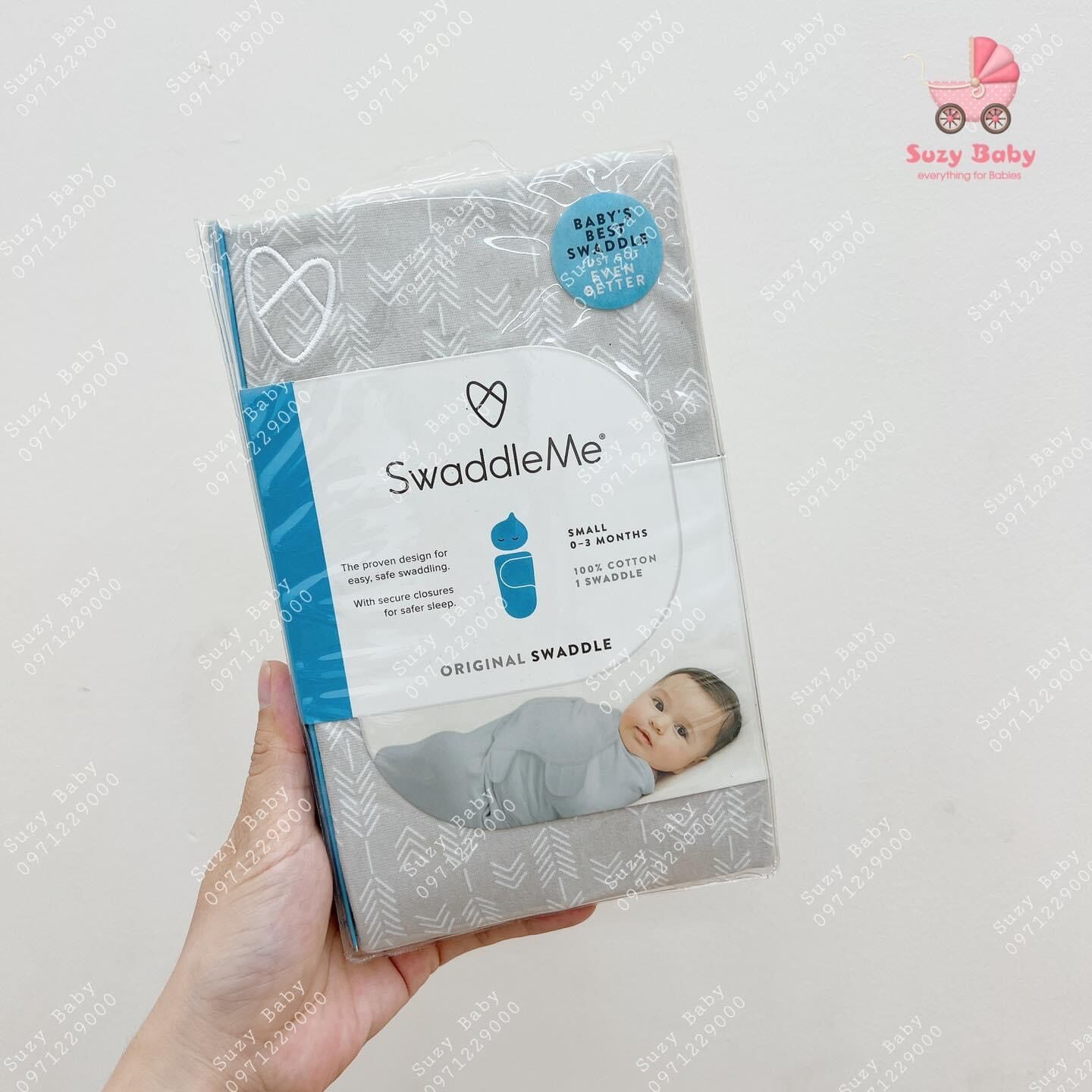 Ủ kén cotton swaddle me chính hãng