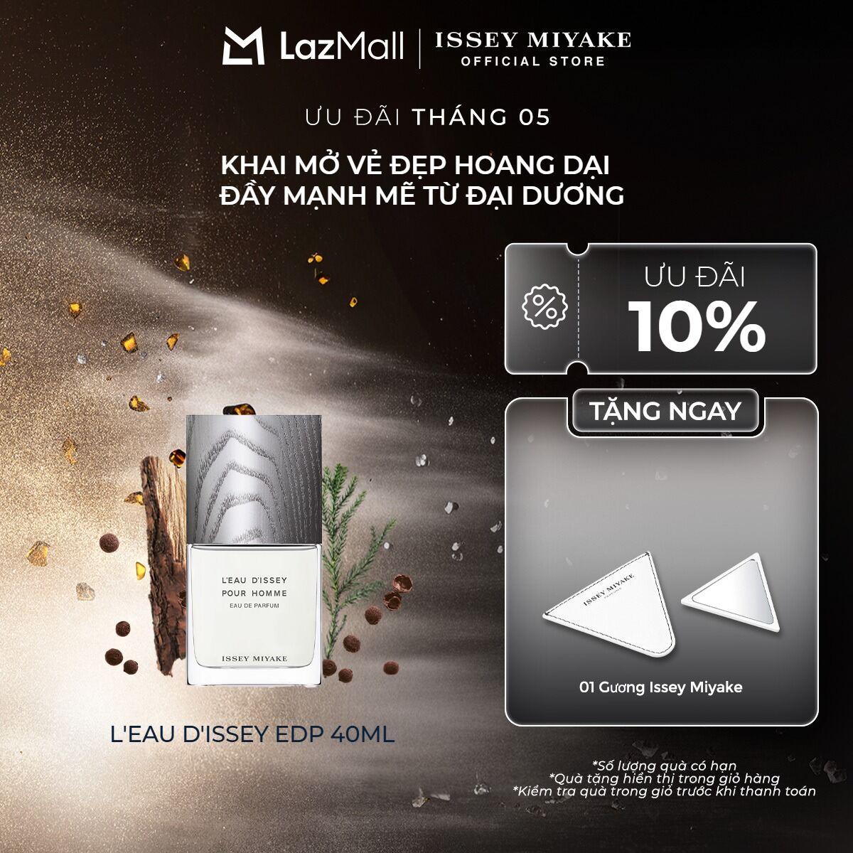 Nước Hoa nam Issey Miyake L'eau D'Issey Pour Homme Eau De Parfum 40 ml