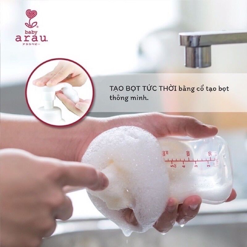 NƯỚC RỬA BÌNH ARAU BABY NỘI ĐỊA NHẬT