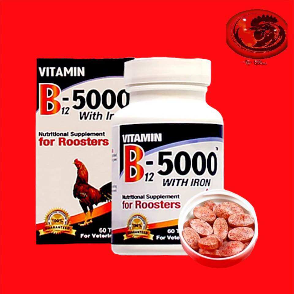 B12 5000 -  BỔ SUNG VITAMINS CHO GÀ ĐÁ CHIẾC LẼ 20 VIÊN