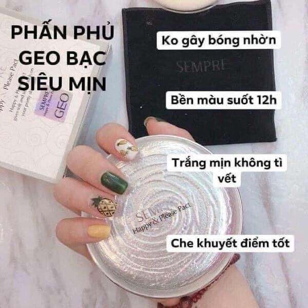 Phấn phủ Geo bạc Siêu mịn