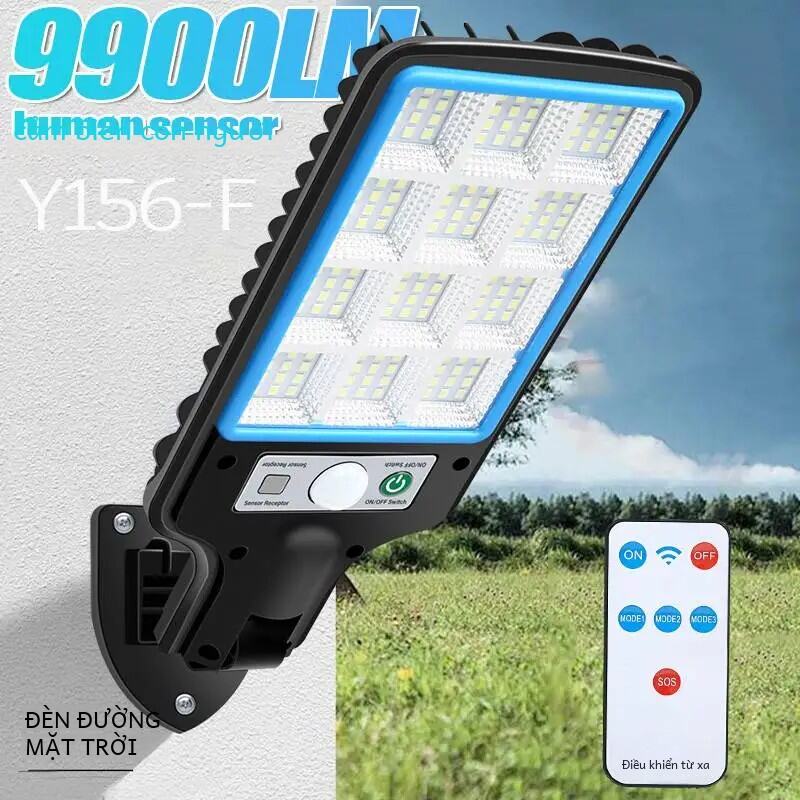 Đèn LED Năng Lượng Mặt Trời Ngoài Trời Với Cảm Biến Chuyển Động COB 3 Chế Độ Chiếu Sáng Tường An Ninh Chống Nước Cho Cửa Sân Vườn IP65