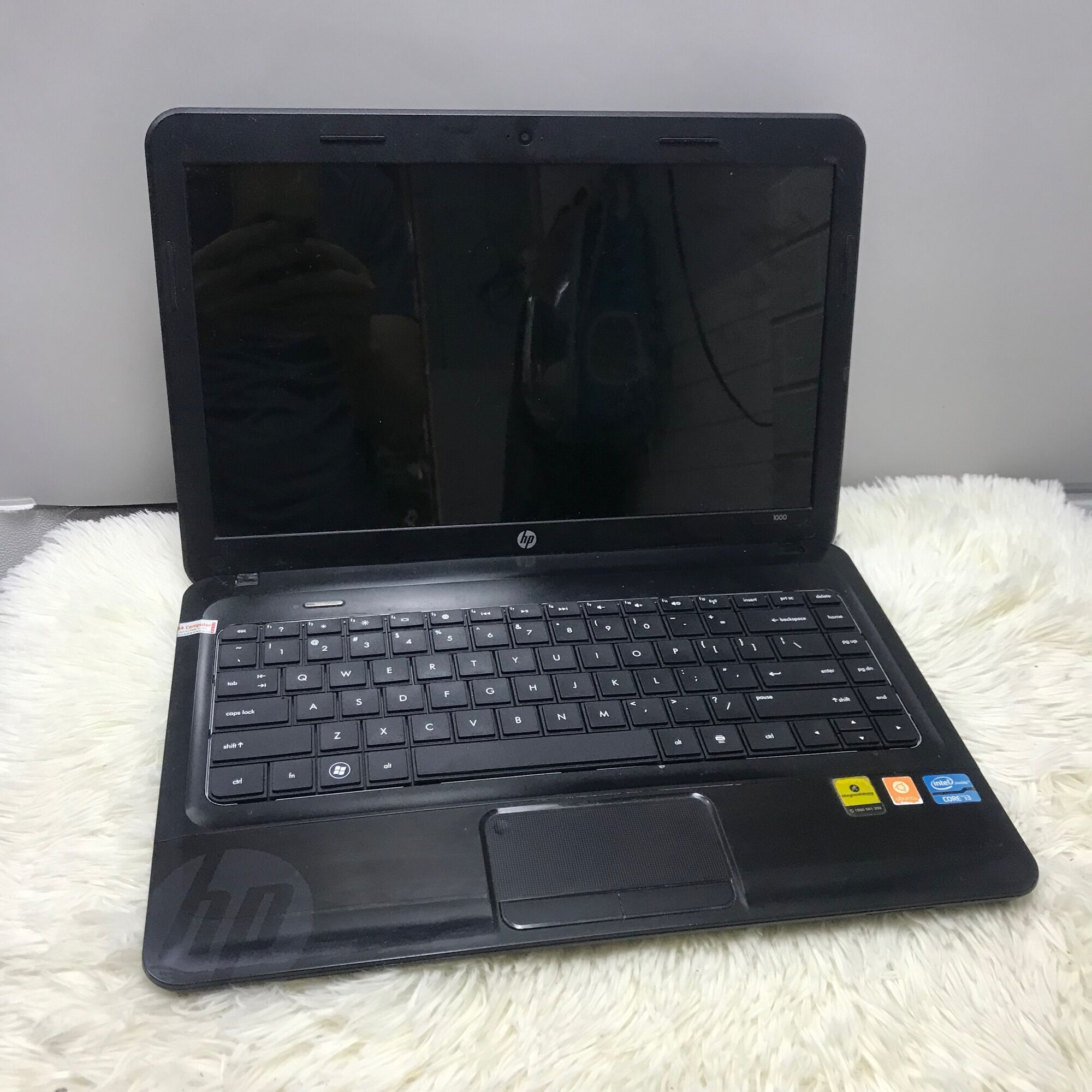 Laptop hp 1000 core i3 3210m ram 4gb ssd 128gb pin mới