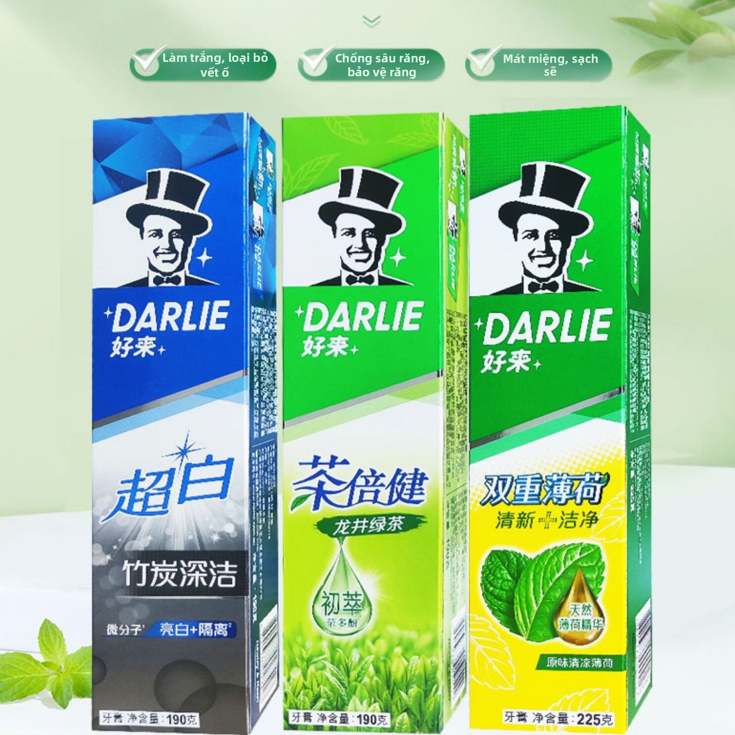 Colgate | Kem Đánh Răng Trà Xanh Long Tĩnh Dầu Dừa Loại Bỏ Hôi Miệng