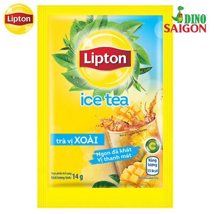 Trà Lipton Ice Tea vị Xoài hộp 224g ( 14g x16 gói)