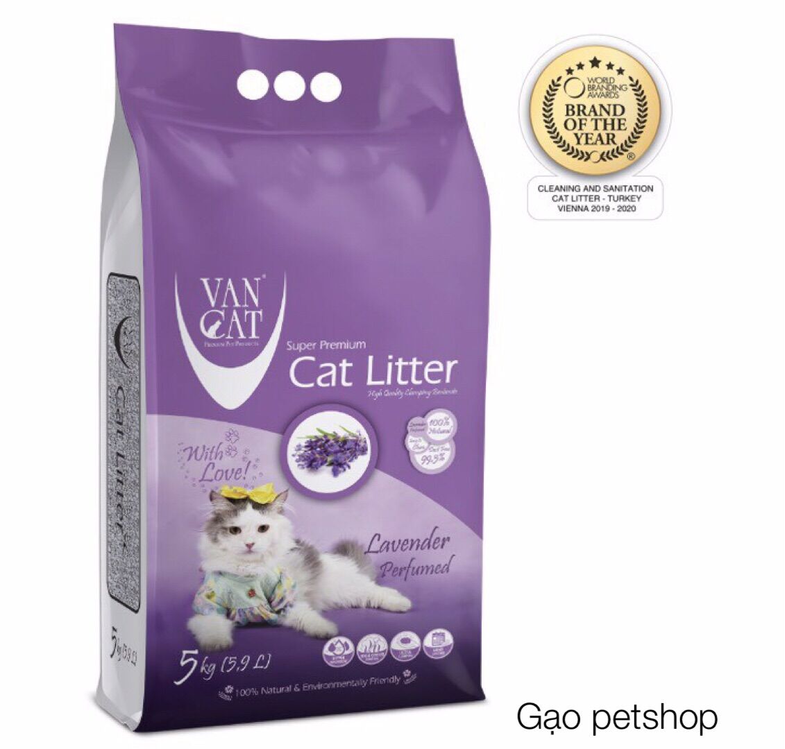 Cát vệ sinh cho mèo - Vancat - Nhập khẩu Thổ Nhĩ Kỳ