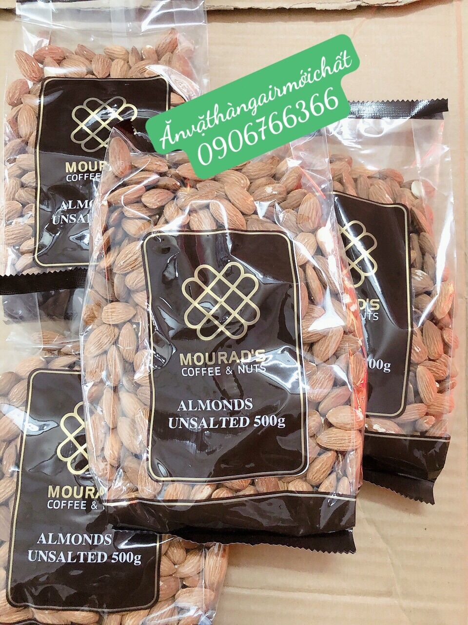 [Beautiful Date October 2027] Mourad's Australian Almonds 500 Gram Pack