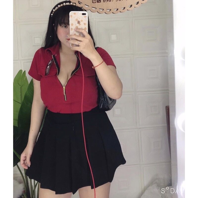 [HCM]Áo Cổ Trụ Bigsize 55-90Kg (Có Size - Ảnh Thật Bigsize)