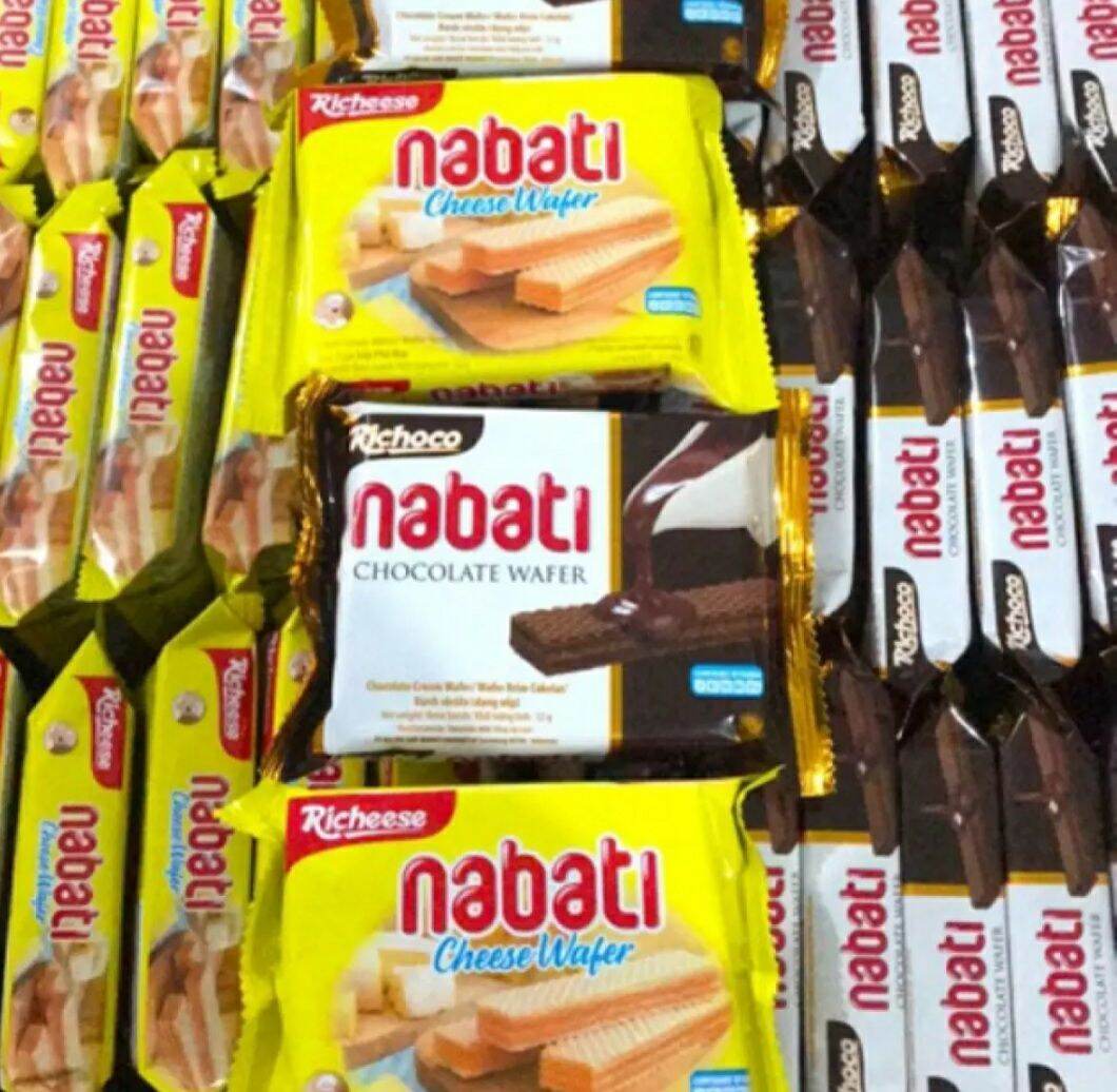 [NGON QUÁ] COMBO 5 GÓI BÁNH XỐP NABATI CHOCOLATE /PHÔ MAI (52g/gói) (GIAO NGẪU NHIÊN)