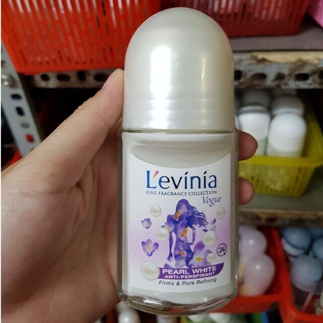 Lăn khử mùi trắng da l’evinia màu tím 50ml