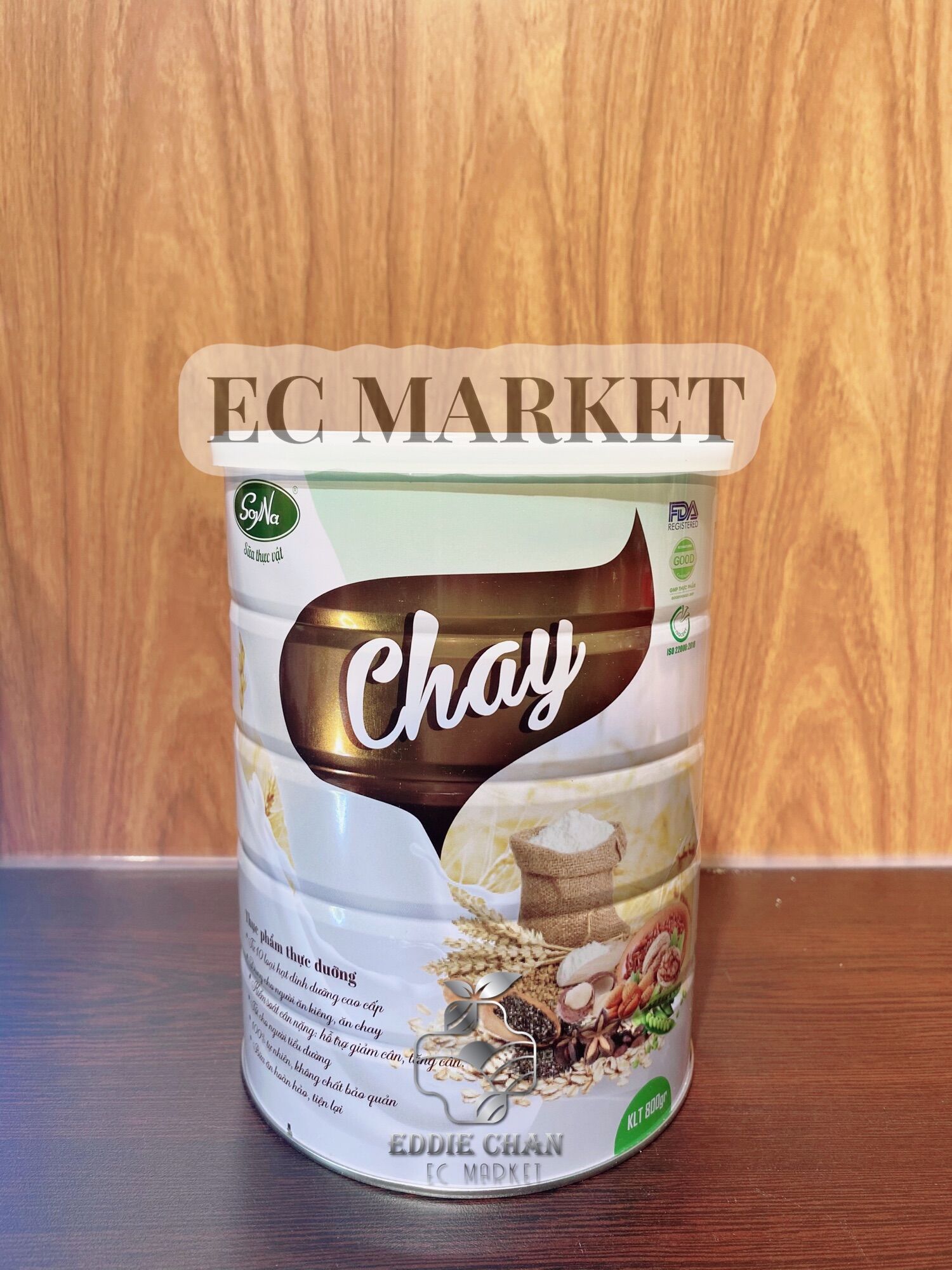 Sữa bột thuần chay soyna hộp 800gram