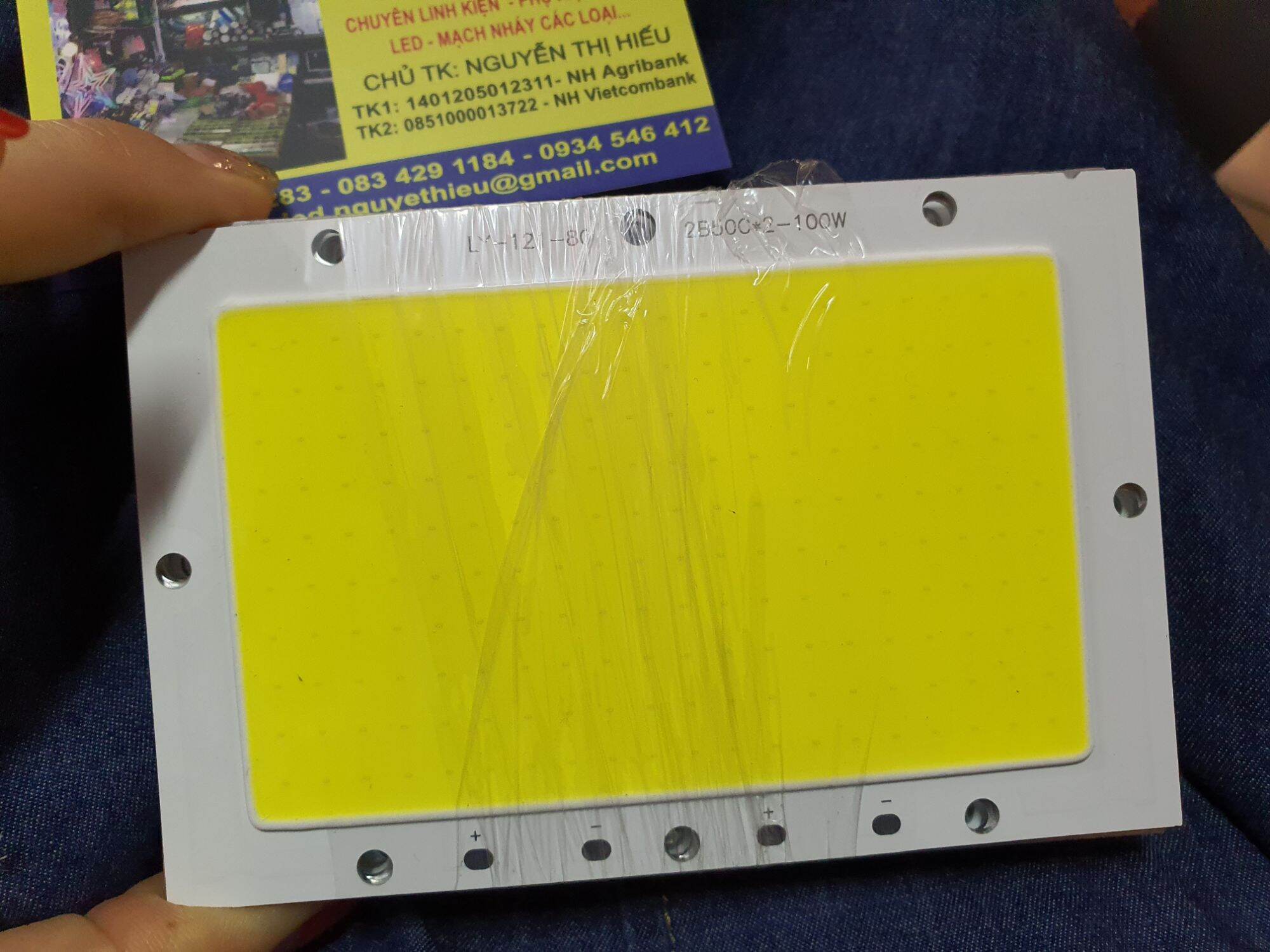 nhân led 100w dùng chấn lưu