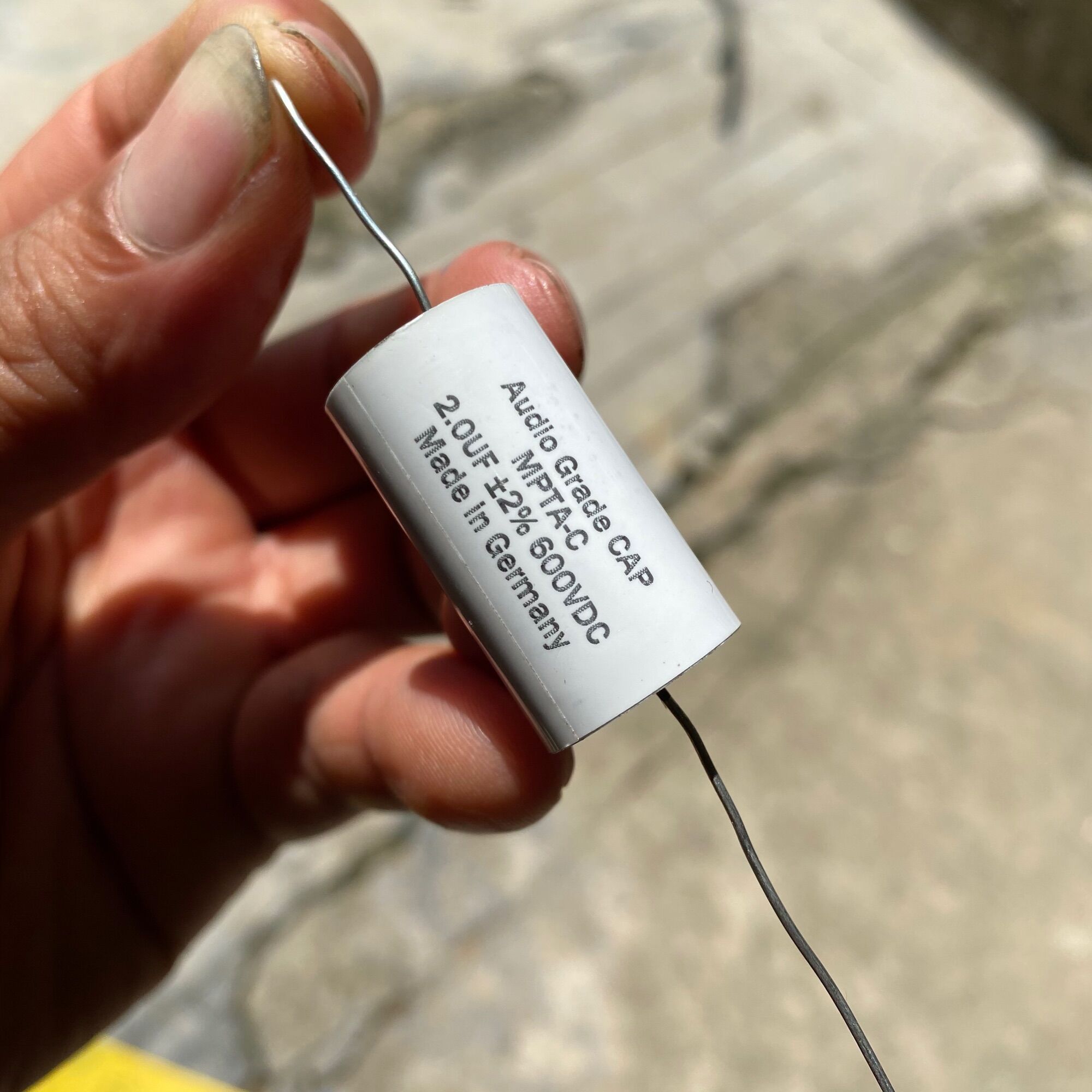 Tụ loa treble 2.0uf Audio Grade Cap 600vdc