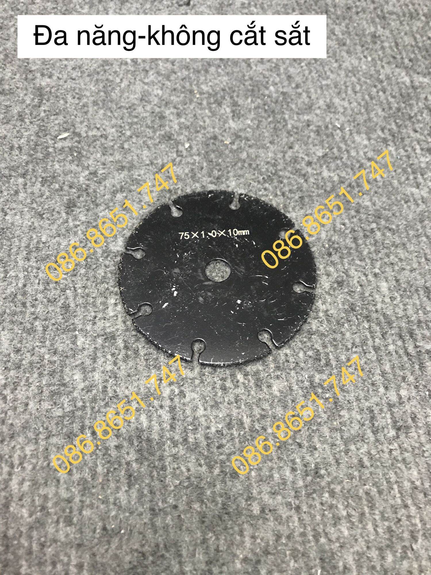Đĩa cắt, mài nhám, đánh bóng 75mm (trục 10mm)