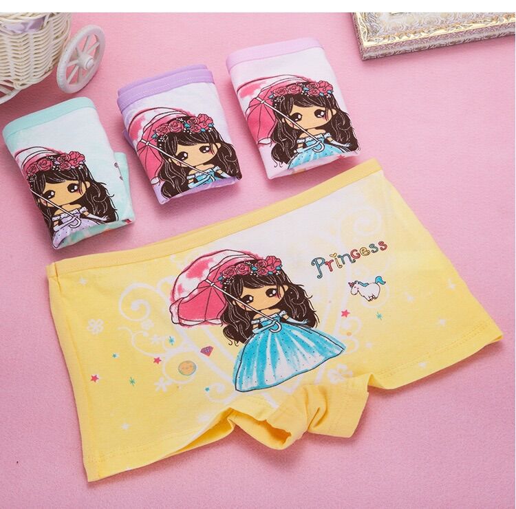 4 Quần đùi chíp, quần lót cho bé gái hình BABY