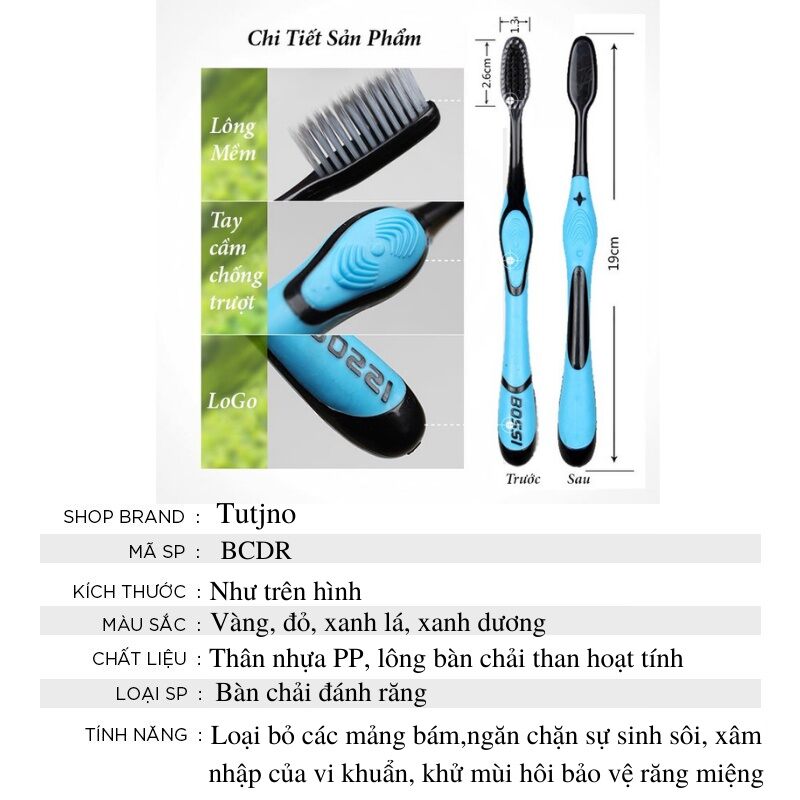 Bàn chải đánh răng Bossi Hàn Quốc