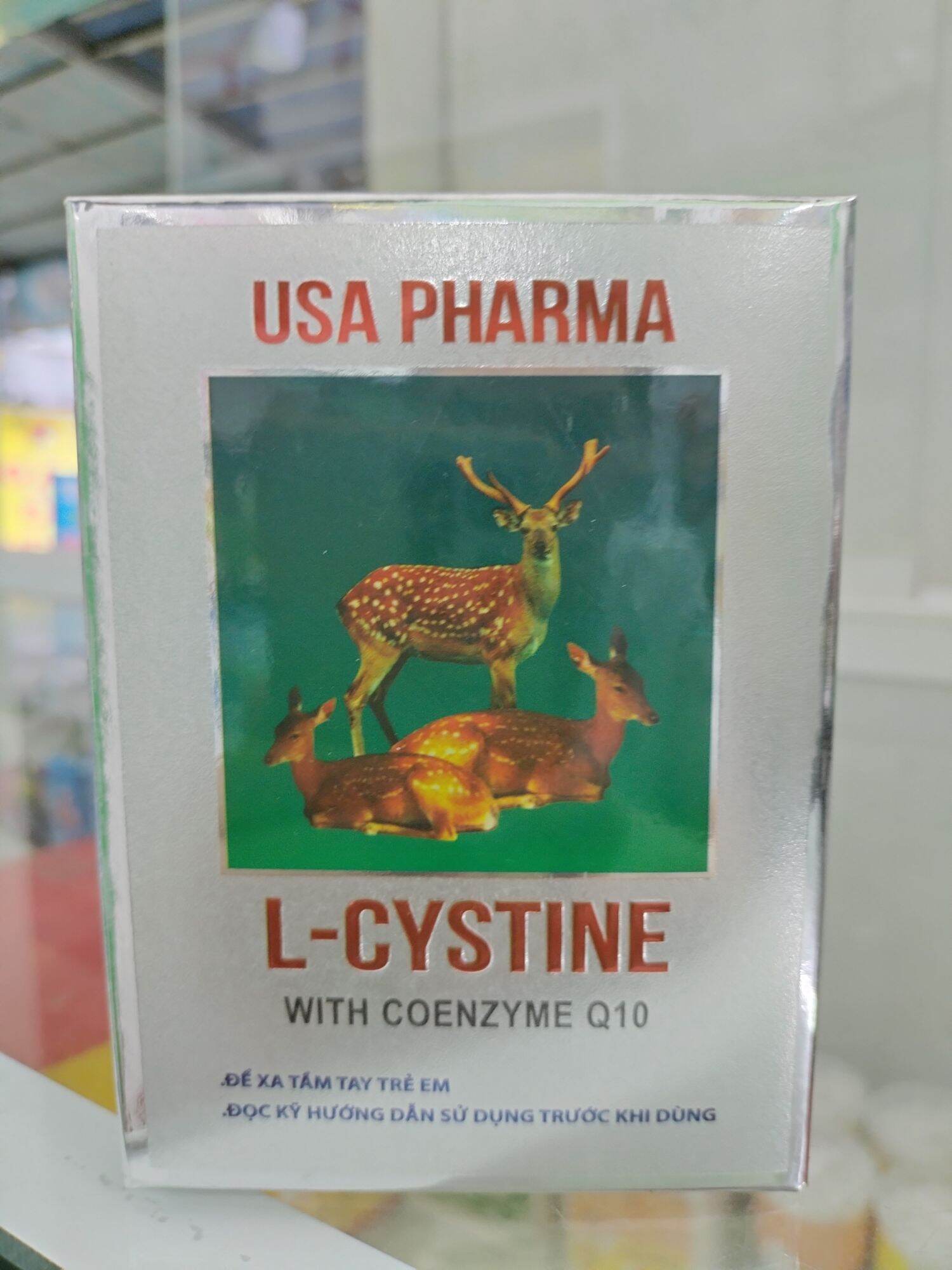 L-cystin with coenzyme q10 giúp ngăn ngừa rụng tóc,nám da,sạm da,tàn nhang