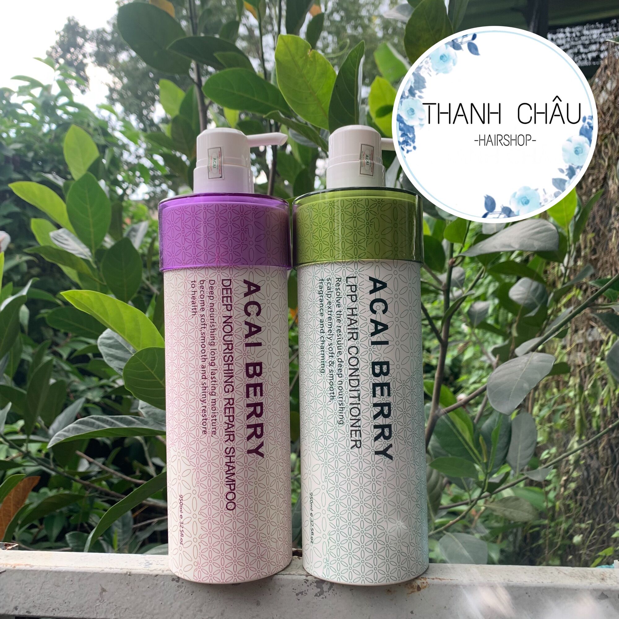 Dầu gội xả acai karatin argan 950ml (pháp)