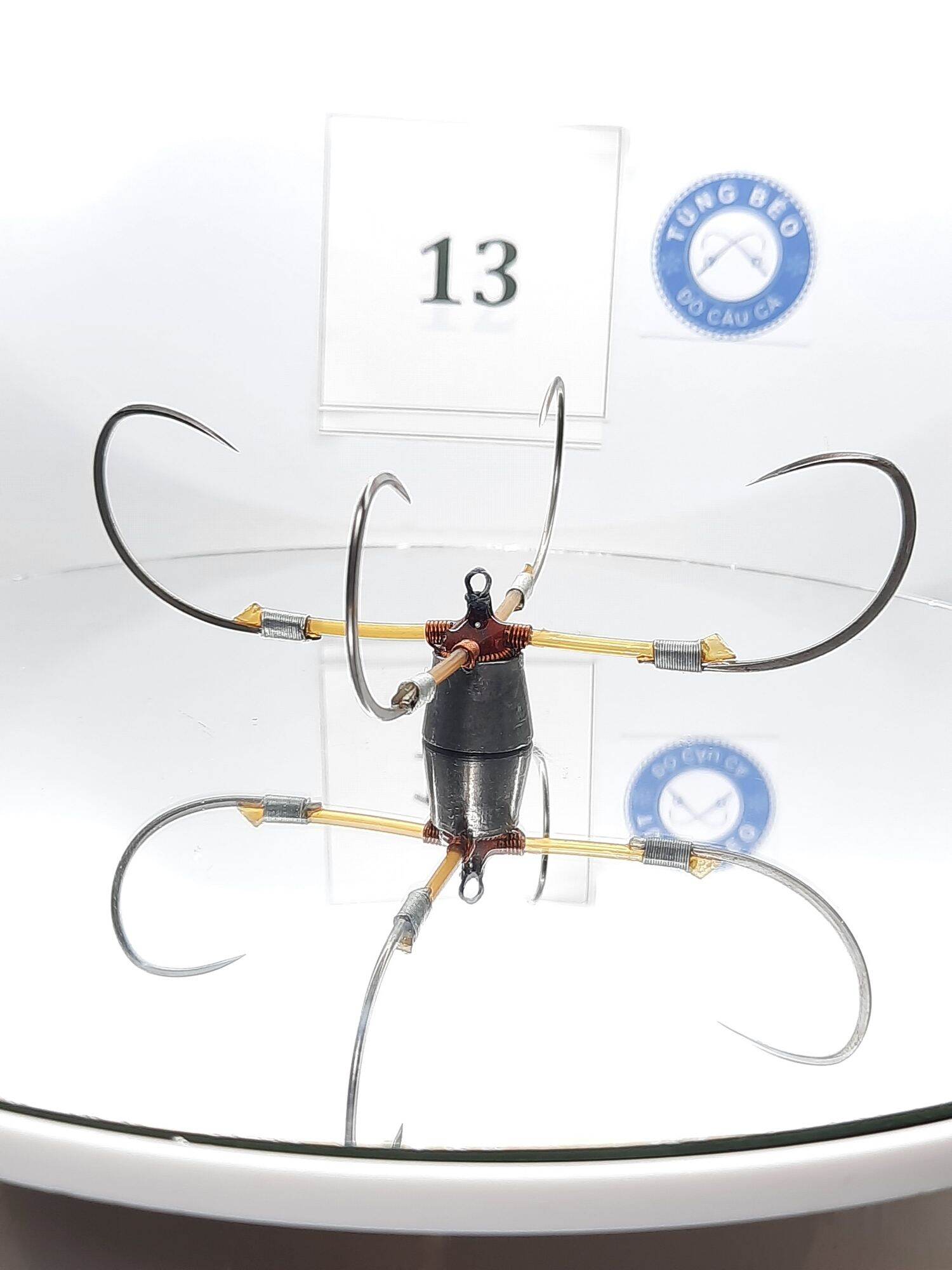lưỡi câu tứ cỡ 13 các dáng