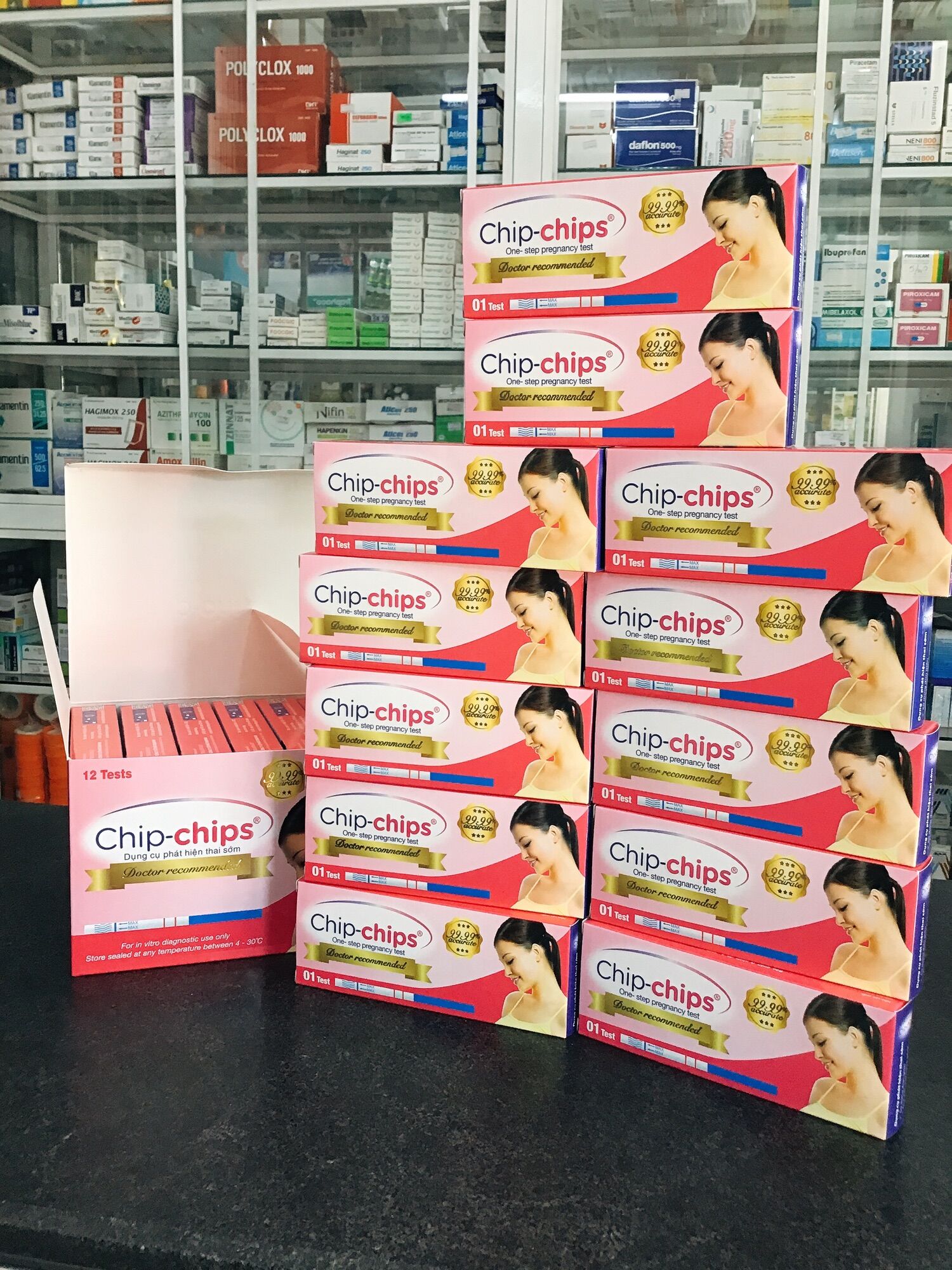 Combo 2 que thử thai Chip-chips / Chip Chip
