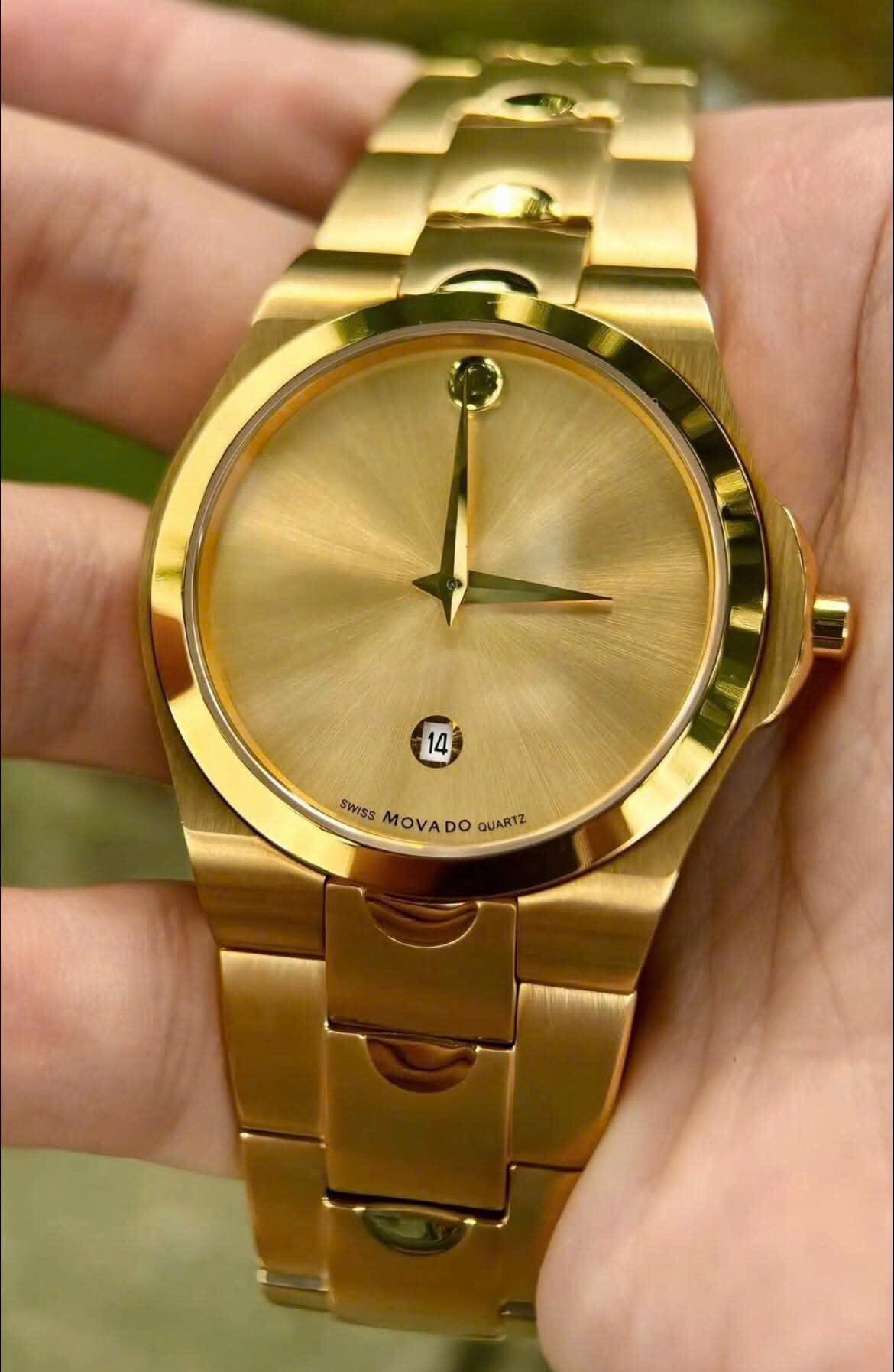 Đồng hồ nam 2kim MVD0 size 40mm máy Nhật kính sapphire chống xước chống nước tốt dây thép đúc đặc hàng chuẩn
