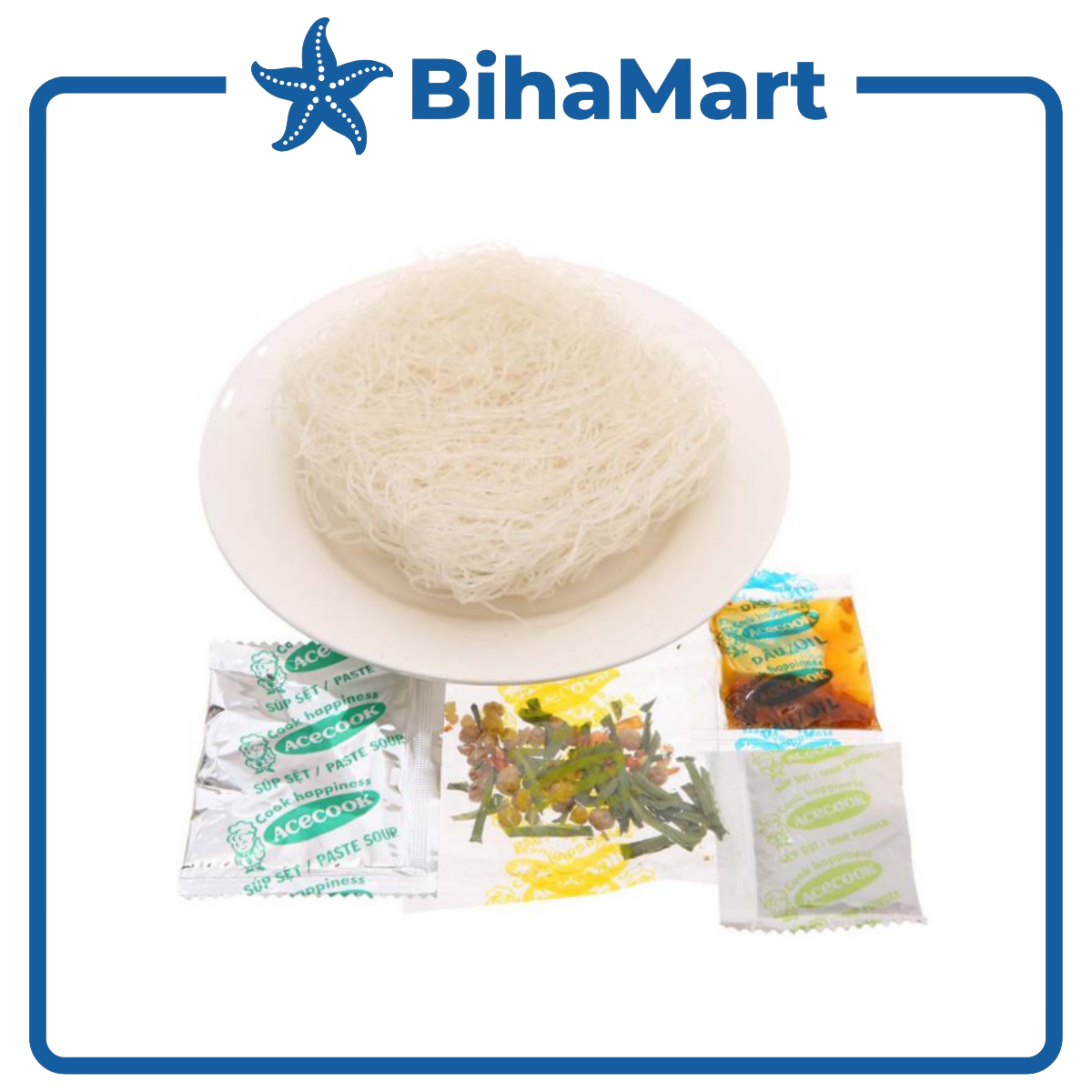 [SET 5 GÓI] - ACECOOK - Bún mắm Hằng Nga, Hằng Nga Bún mắm, Bún Hằng Nga hương vị Bún mắm, Bún mắm Acecook (72g/gói)