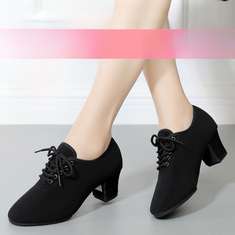 Giày Khiêu Vũ Latin Oxford Cho Nữ Giày Khiêu Vũ Mềm Đế Cao Gót Giày Khiêu Vũ Xã Hội Tập Luyện Giày Khiêu Vũ Sảnh
