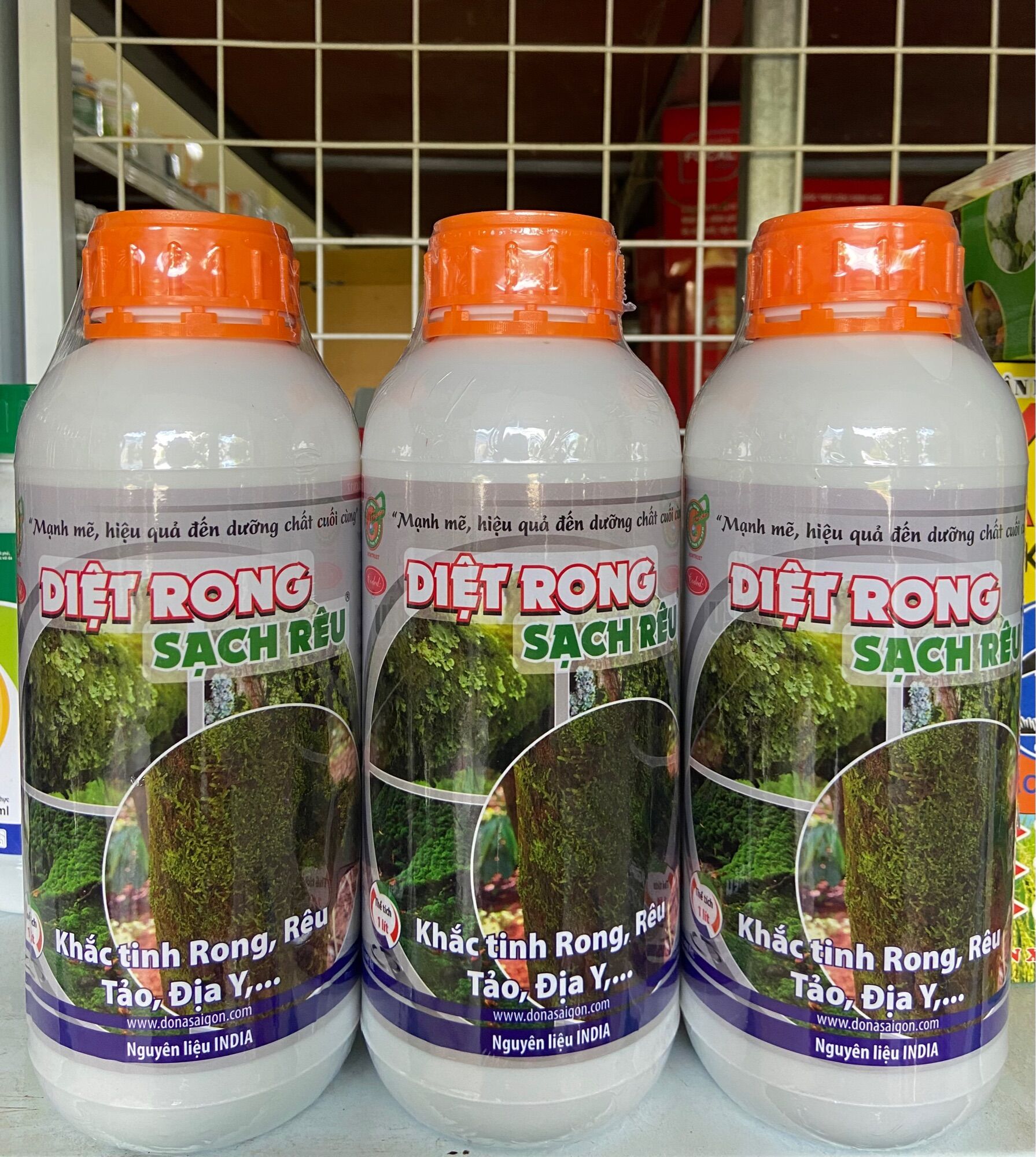 Thuốc diệt rong rêu, đốm rong (tảo đỏ), nấm hồng trên thân cành cây ăn trái, cây có múi, cây công nghiệp, cây thân gỗ lâu năm