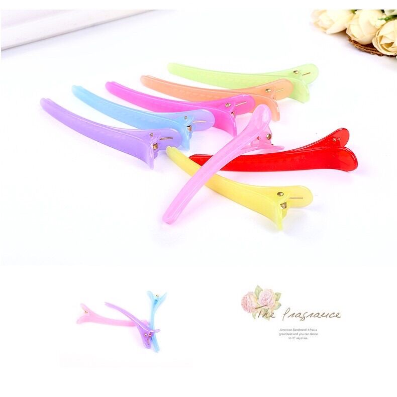 Kẹp mỏ vịt làm tóc 7,5cm sản phẩm chuyên dụng cho salon tóc(1cái)