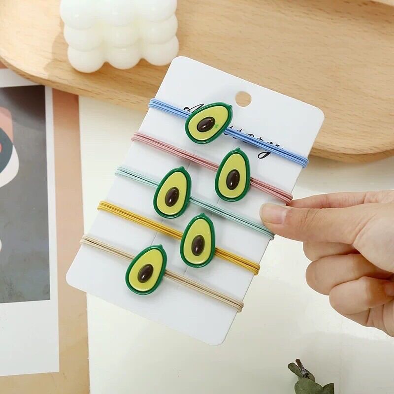❤️Xả Hàng_ Set 50 Dây Cột Tóc Nhiều Hình Dễ thương (trộn đủ mẫu)