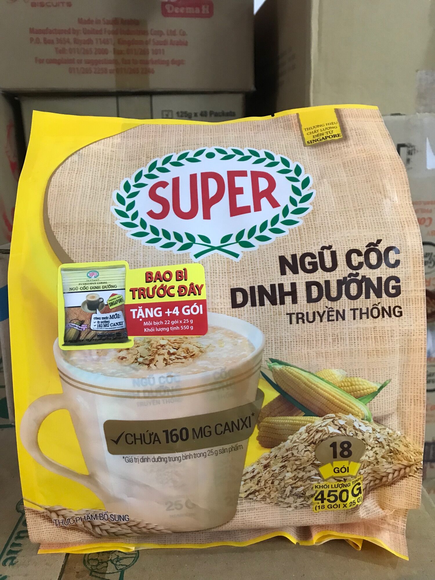 Ngũ cốc dinh dưỡng Super450g nhập khẩu malaysia