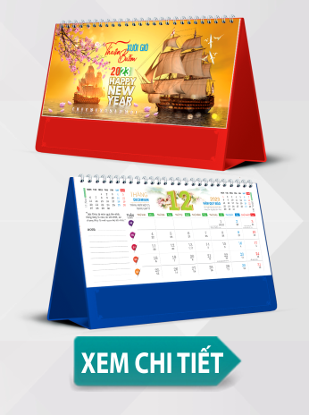 Lịch để bàn chữ a 2023 . thuận buồm xuôi gió