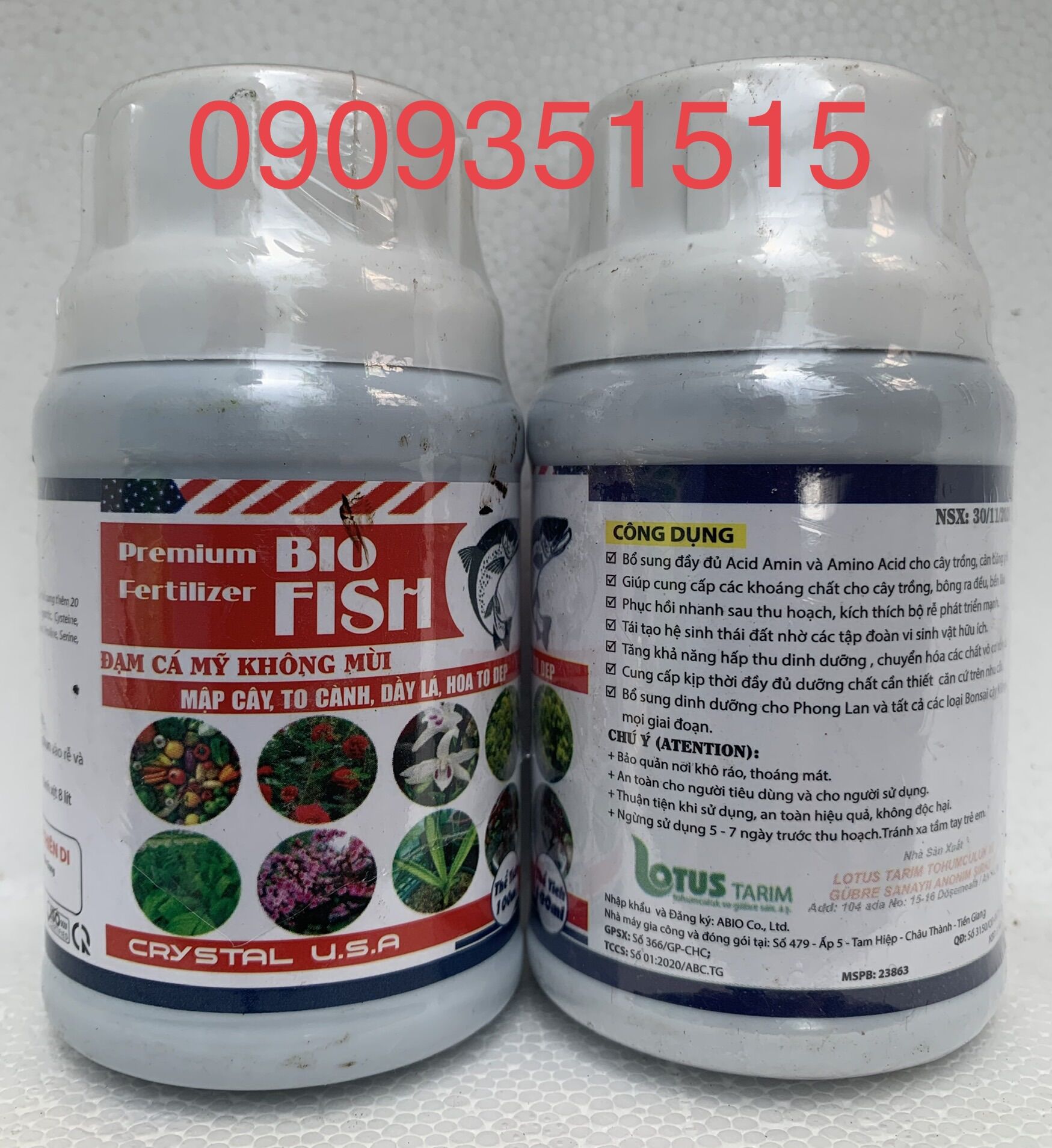 Đạm cá không mùi bio fish 100ml