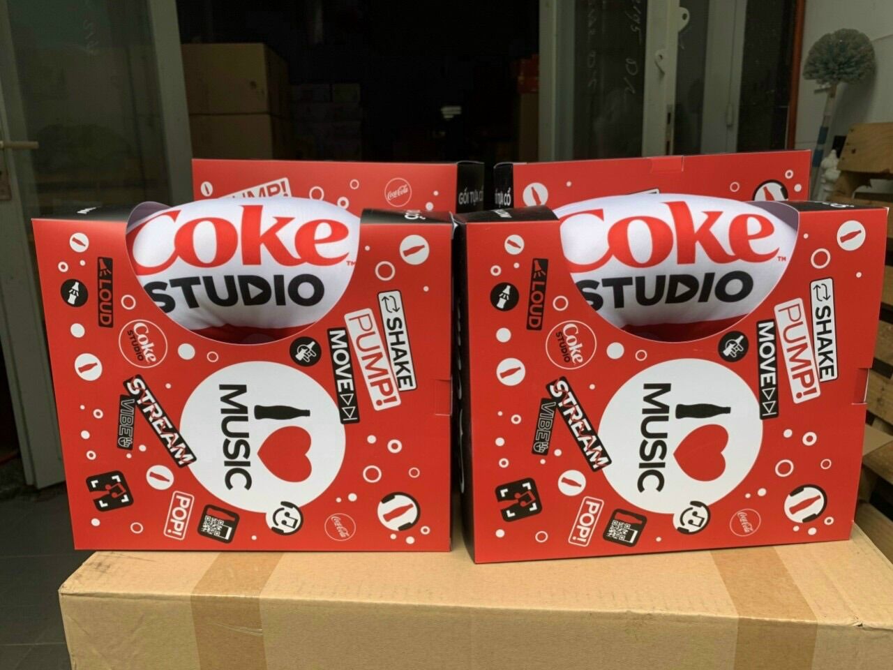 Gối cổ hàng khuyến mãi CoCa cocla