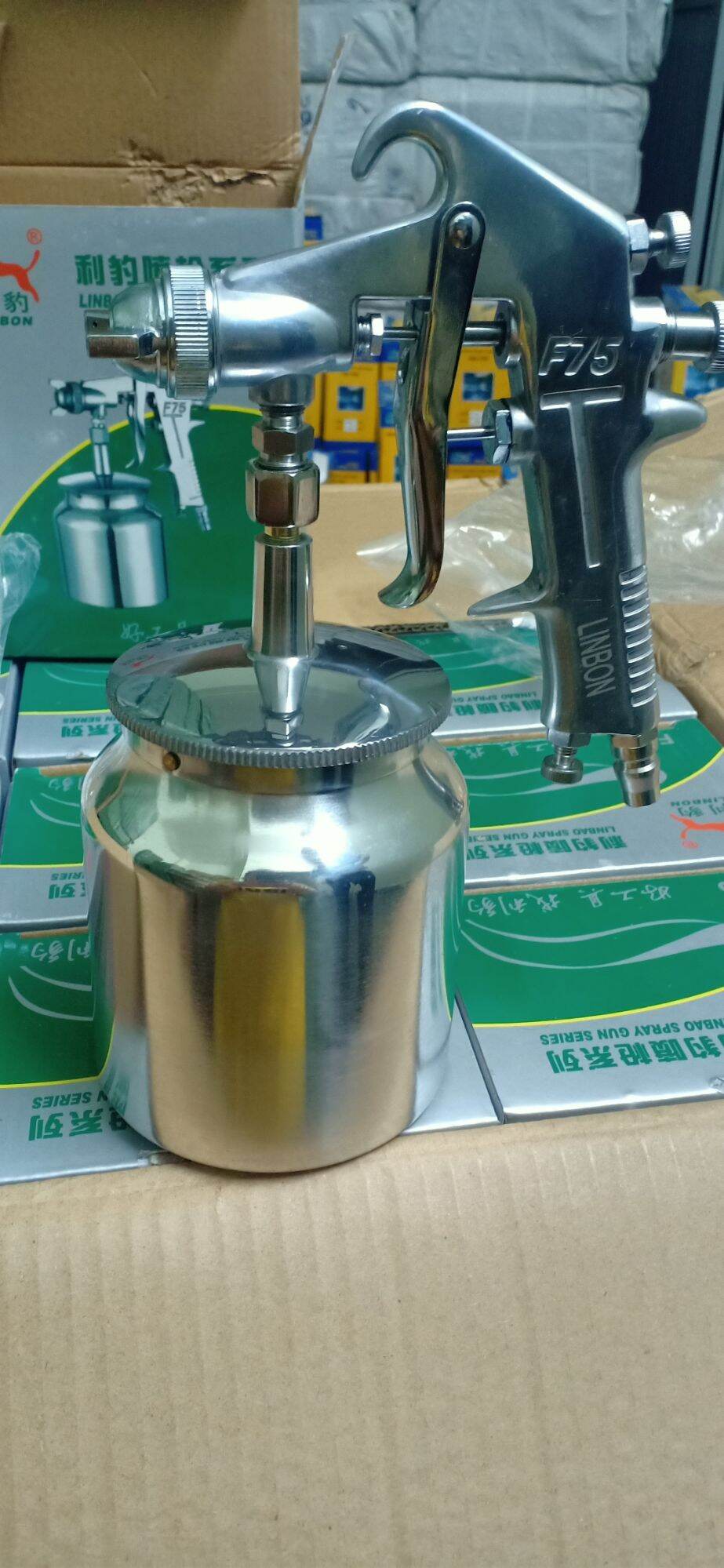 Súng phun sơn bình dưới Linbon